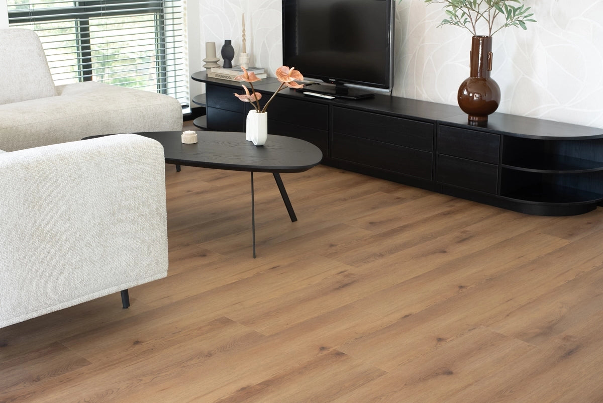 Floer Natuur PVC -- Niederhorn Nootbruin