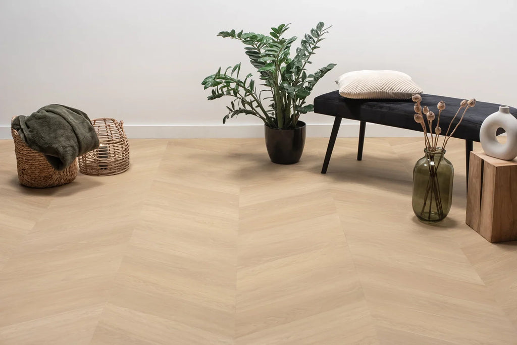 Floer Hongaarse Punt PVC – Natuur Eiken
