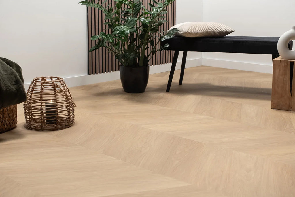Floer Hongaarse Punt PVC – Natuur Eiken