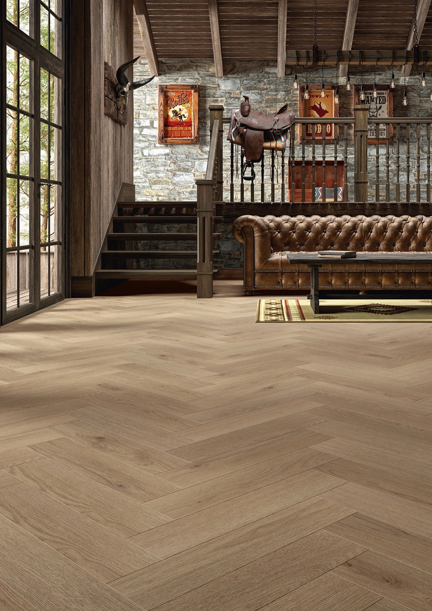 Floer Hybride Laminaat Visgraat – Grijsbeige Eiken – aanvullende fabrikantafbeelding