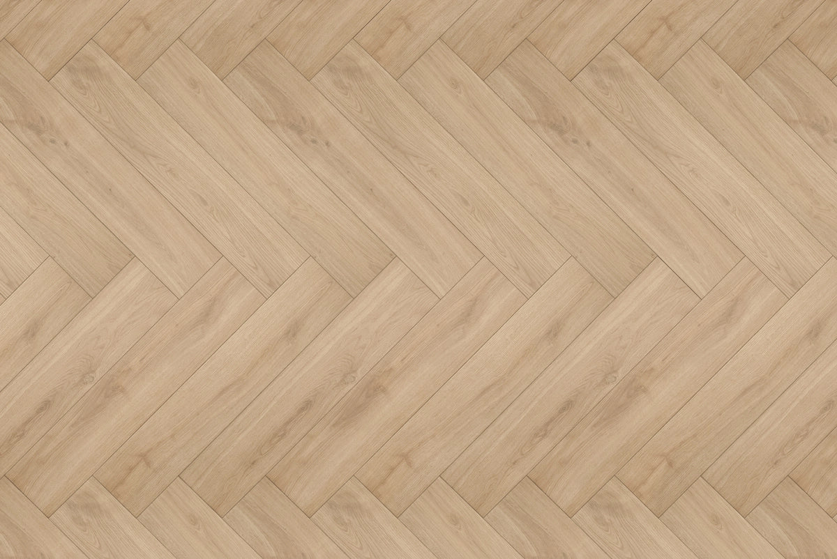 Floer Keramisch Parket Walvisgraat – Zandbruin Eiken