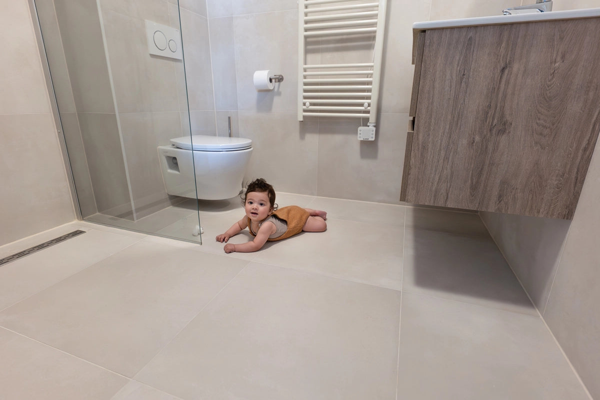 Floer Keramische Tegel – Betonlook Beige – aanvullende fabrikantafbeelding