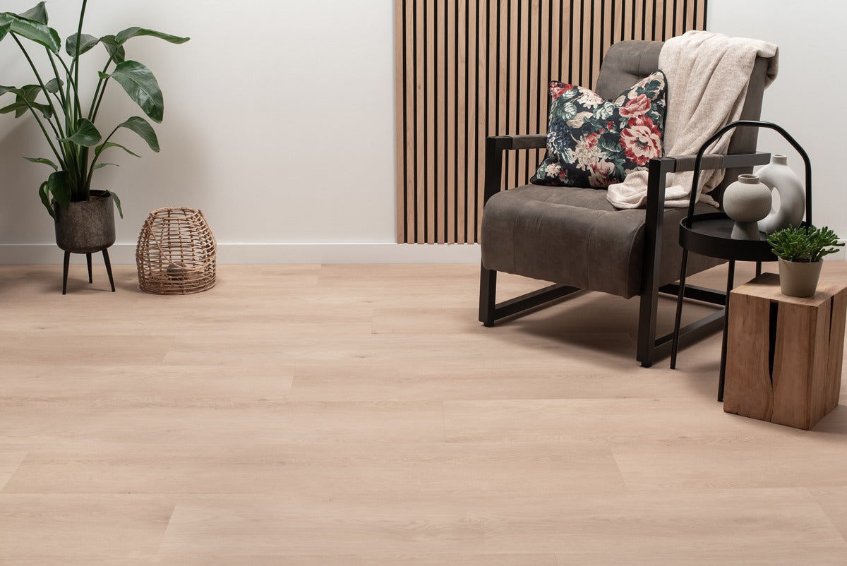 Floer Landhuis Click PVC – Witte Eik