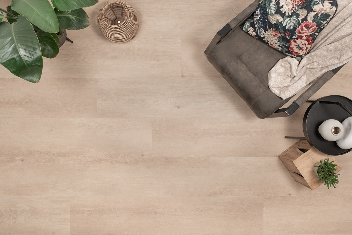 Floer Landhuis Click PVC – Witte Eik