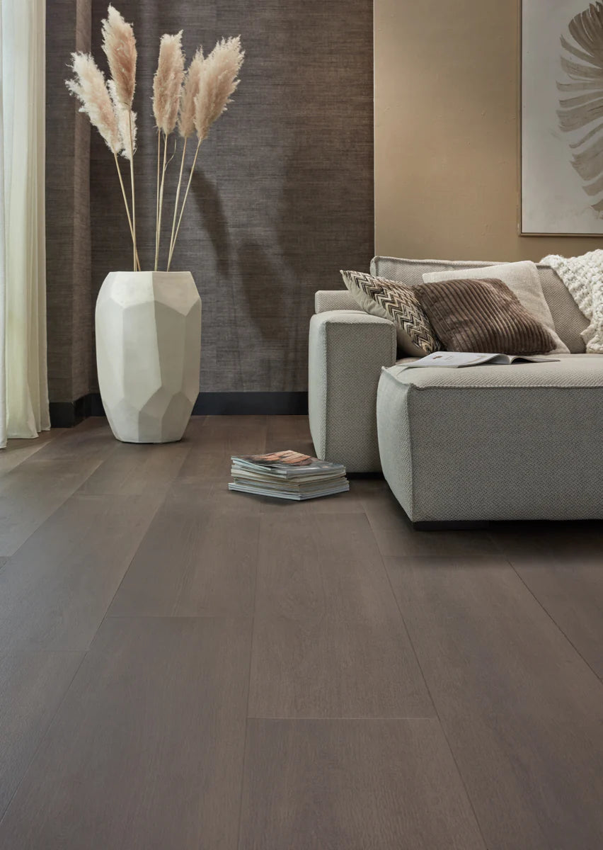 Floer Landhuis Click PVC – Donkere Eik
