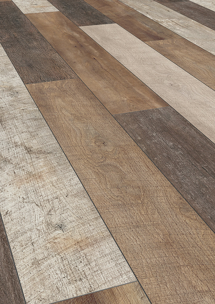 Floer Sloophout Laminaat – Versleten Planken Donker (Uitlopend)