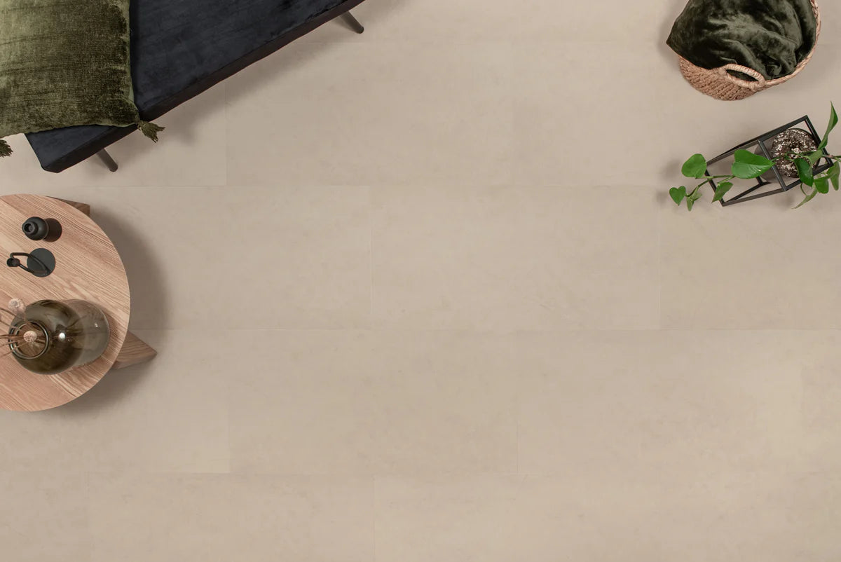Floer Tegel Click PVC – Betonlook Beige