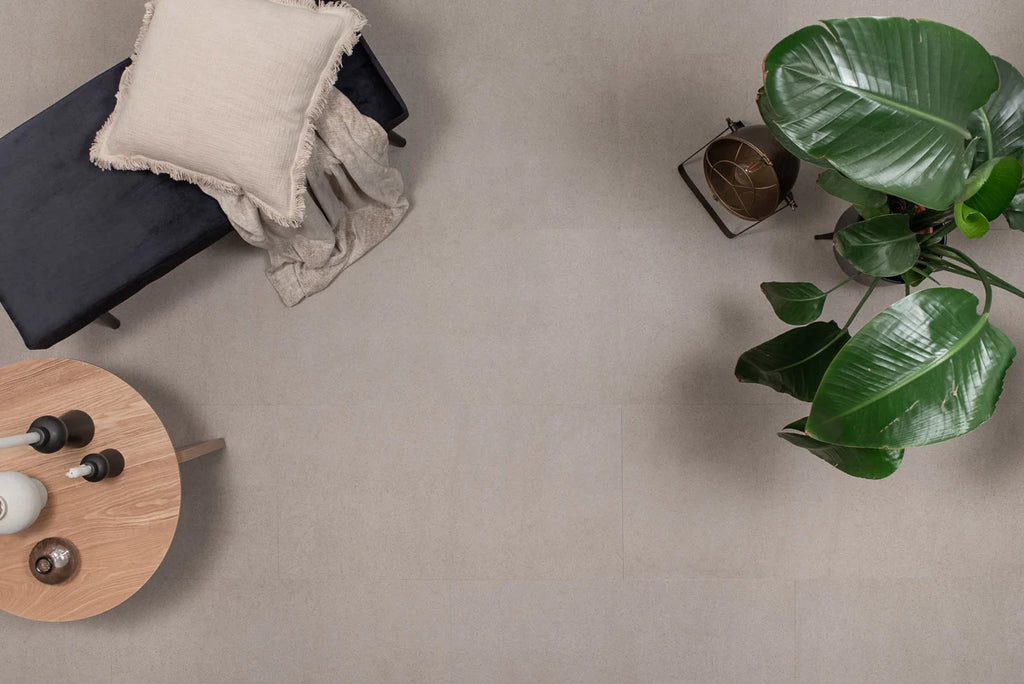 Floer Tegel Click PVC – Betonlook Greige