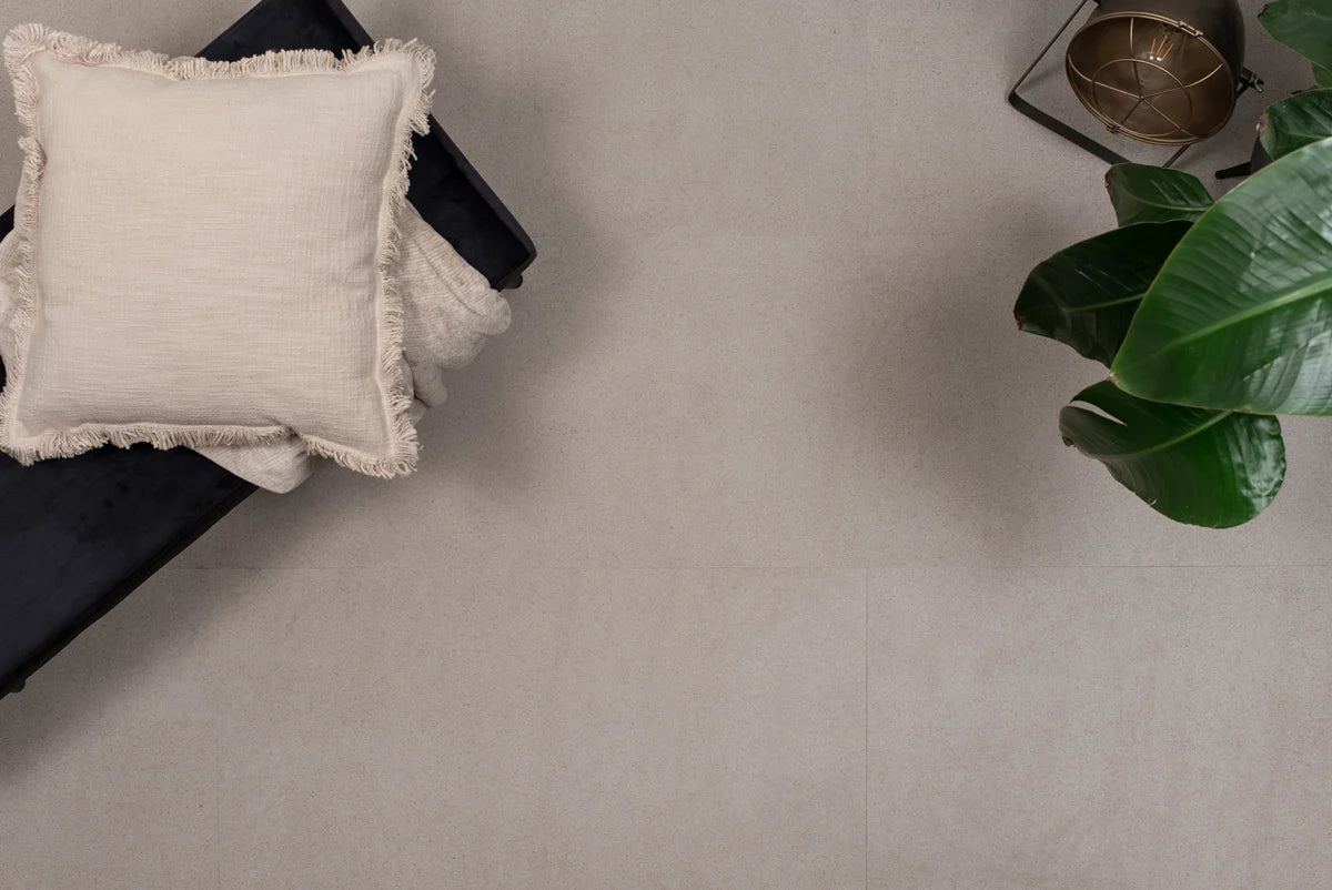 Floer Tegel Click PVC – Betonlook Greige
