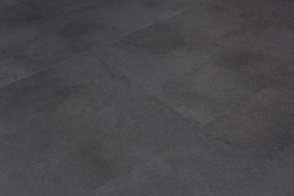 Floer Tegel Click PVC - Betonlook Zwart