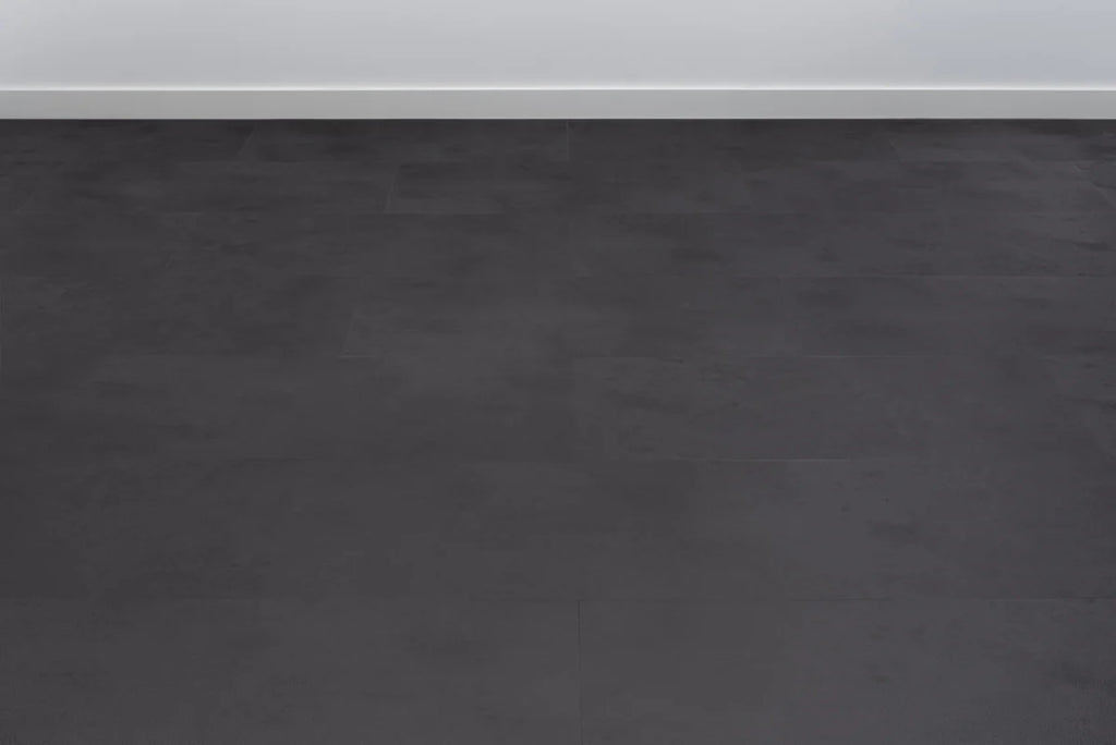 Floer Tegel Click PVC – Betonlook Zwart