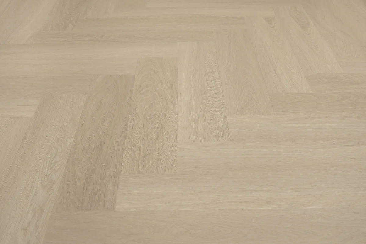 Floer Visgraat Click PVC – Beige Eiken