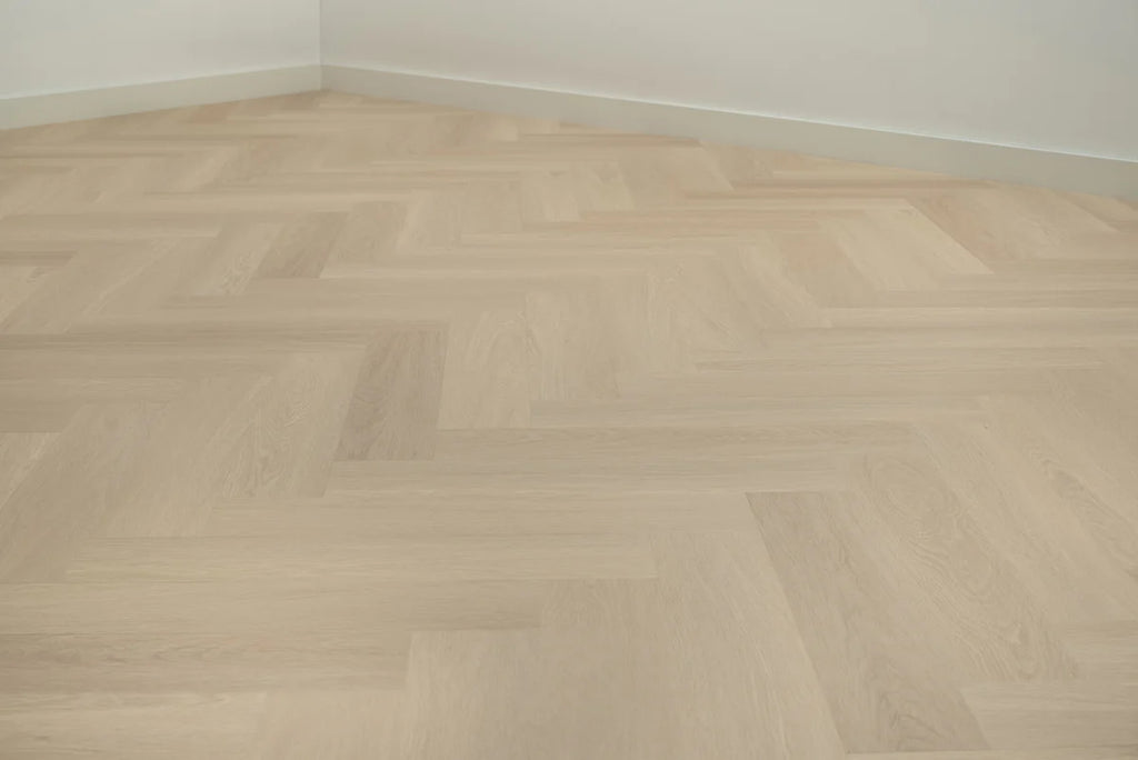 Floer Visgraat Click PVC – Beige Eiken