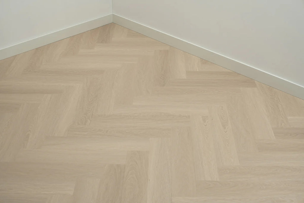 Floer Visgraat Click PVC – Beige Eiken