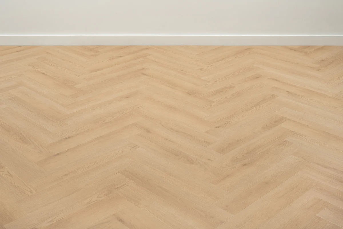 Floer Visgraat Click PVC – Natuur Eiken