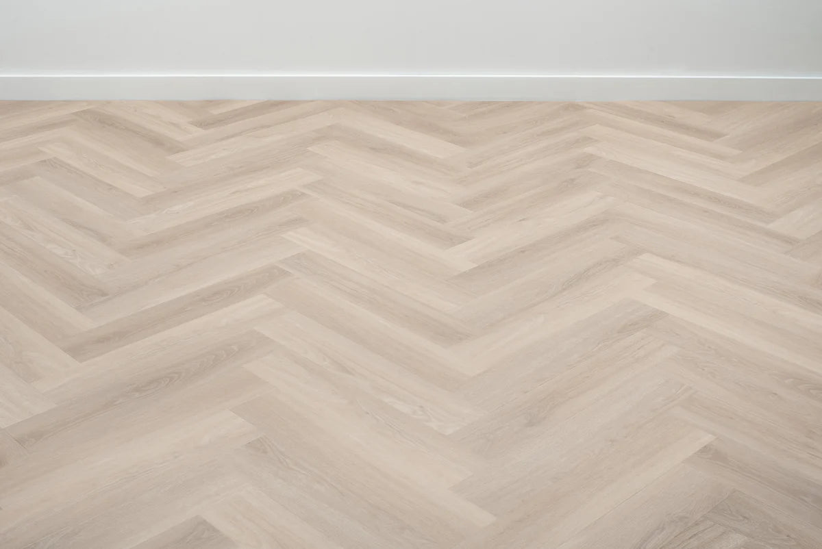 Floer Visgraat Click PVC – Puur Eiken