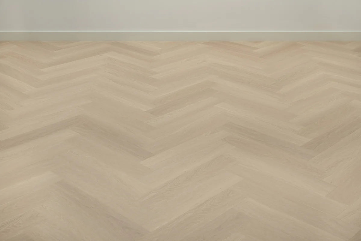 Floer Visgraat PVC – Beige Eiken