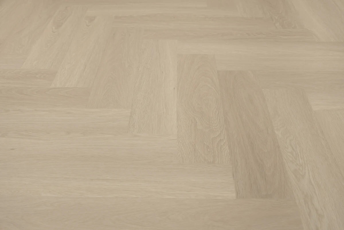 Floer Visgraat PVC – Beige Eiken