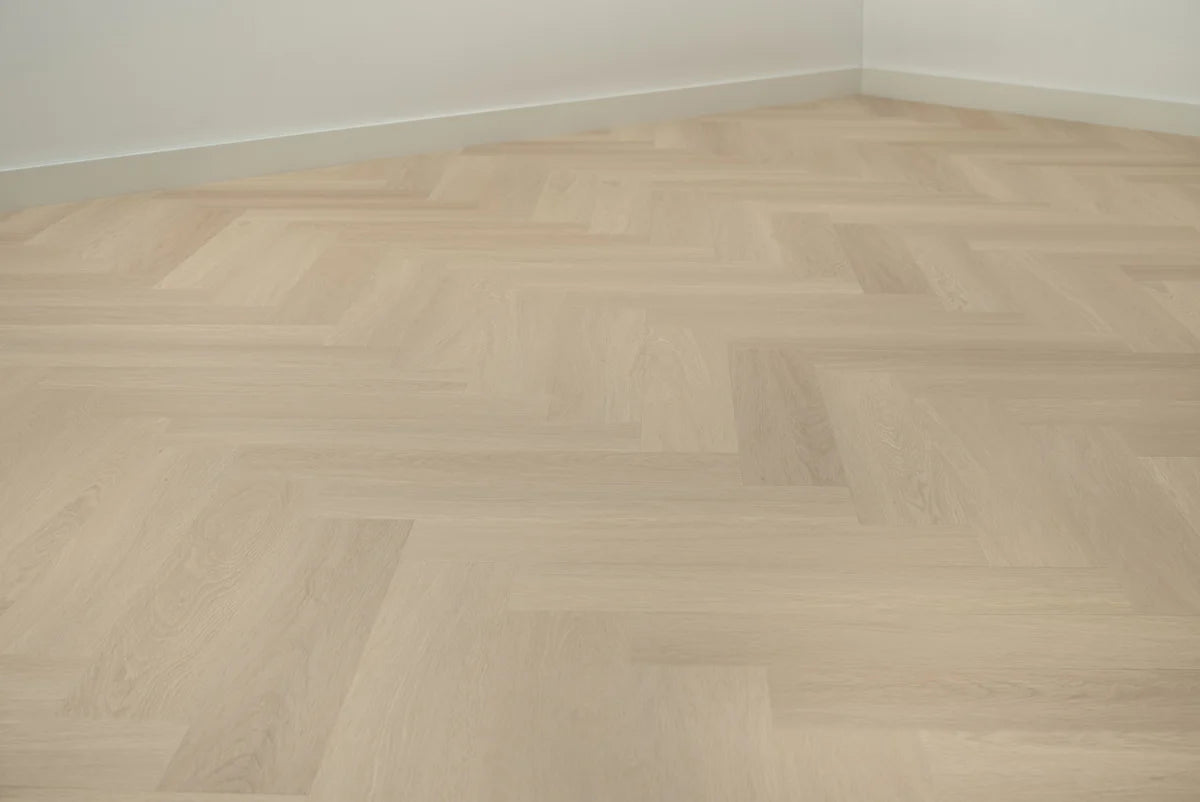 Floer Visgraat PVC – Beige Eiken