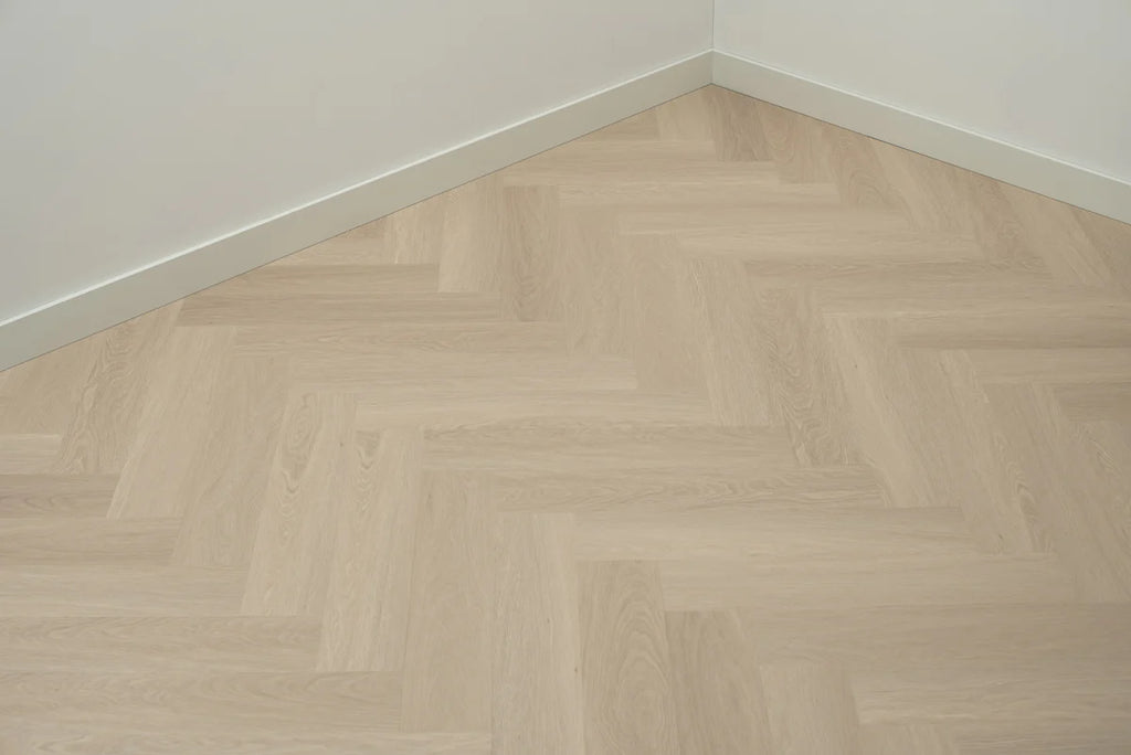 Floer Visgraat PVC – Beige Eiken