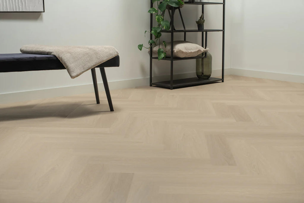 Floer Visgraat PVC – Beige Eiken