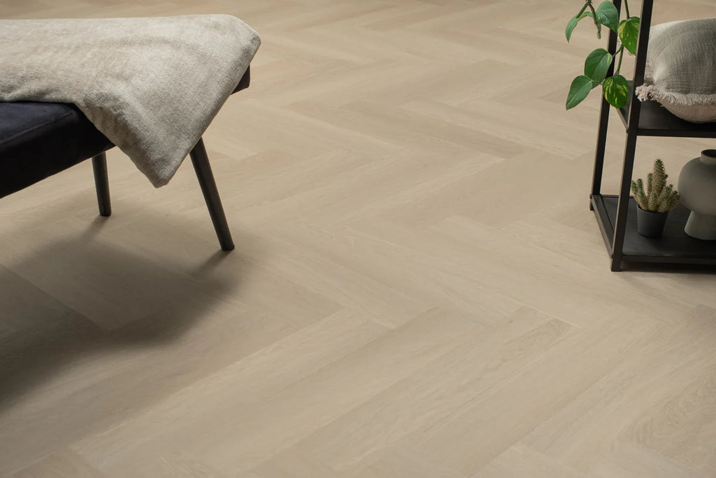 Floer Visgraat PVC – Beige Eiken