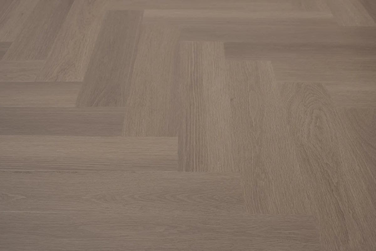 Floer Visgraat PVC – Greige Eiken