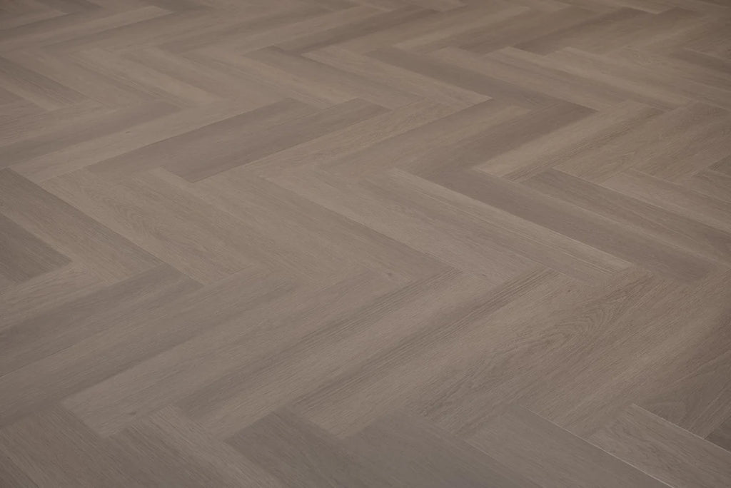 Floer Visgraat PVC – Greige Eiken