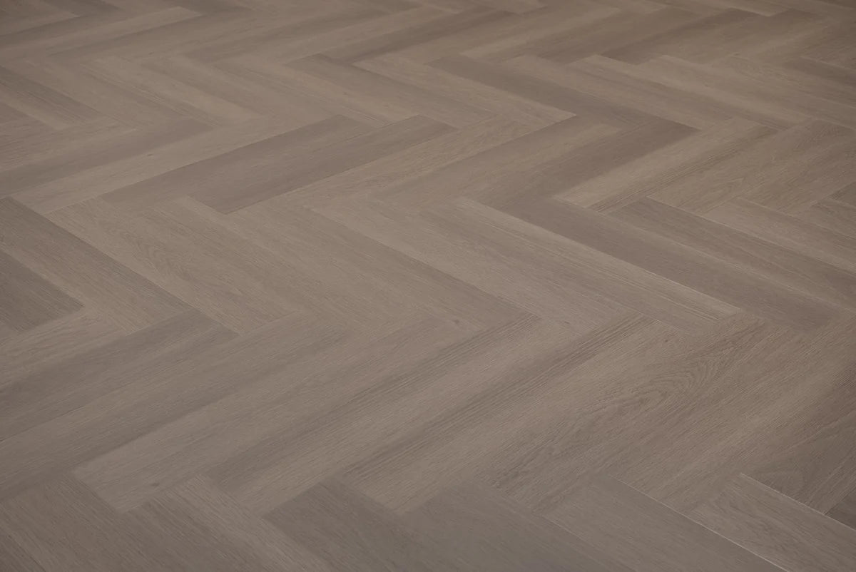 Floer Visgraat PVC – Greige Eiken