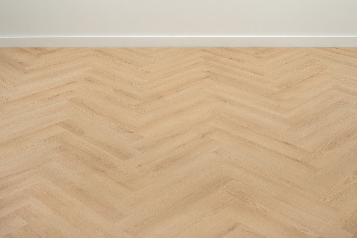 Floer Visgraat PVC – Natuur Eiken
