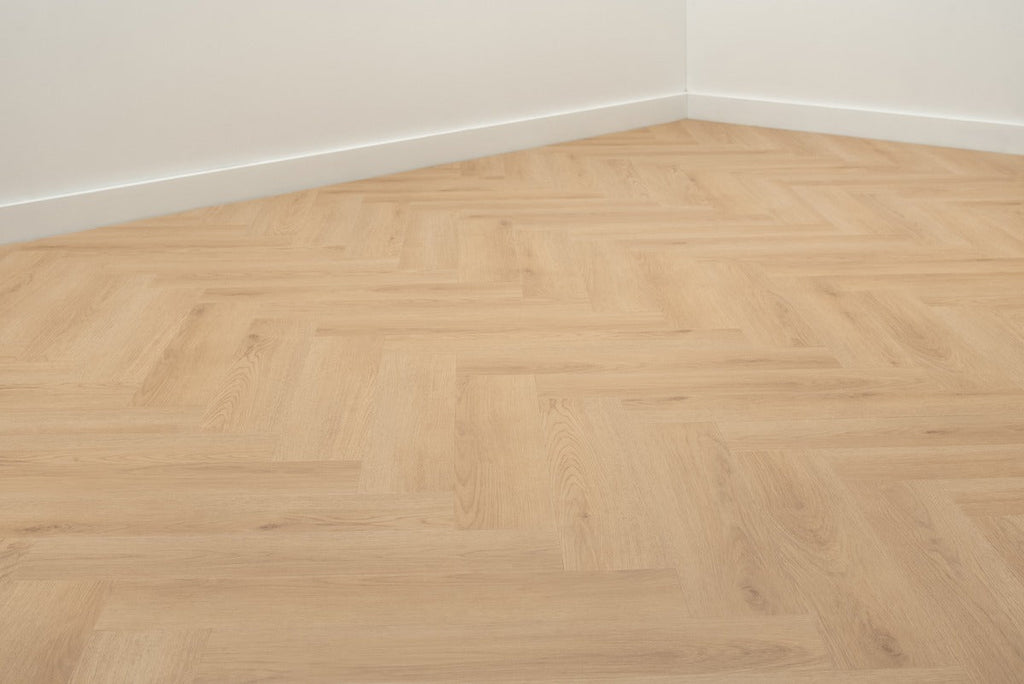 Floer Visgraat PVC – Natuur Eiken