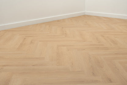 Floer Visgraat PVC - Natuur Eiken