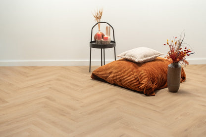 Floer Visgraat PVC - Natuur Eiken