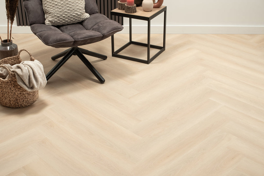 Floer Walvisgraat Click PVC – Balein Beige