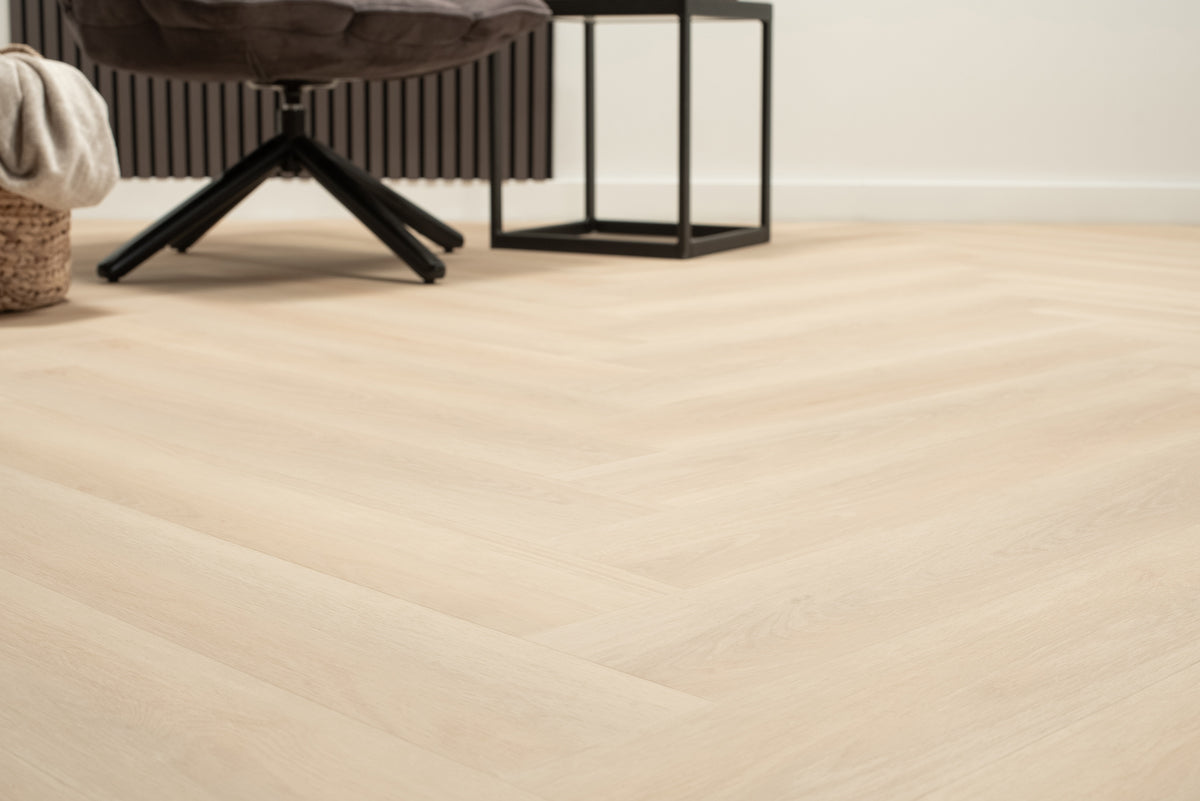 Floer Walvisgraat Click PVC – Balein Beige