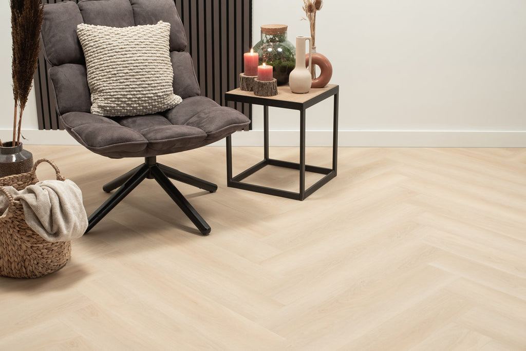 Floer Walvisgraat Click PVC – Balein Beige