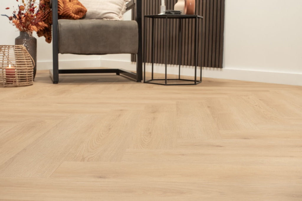 Floer Walvisgraat Click PVC – Bryde Bruin