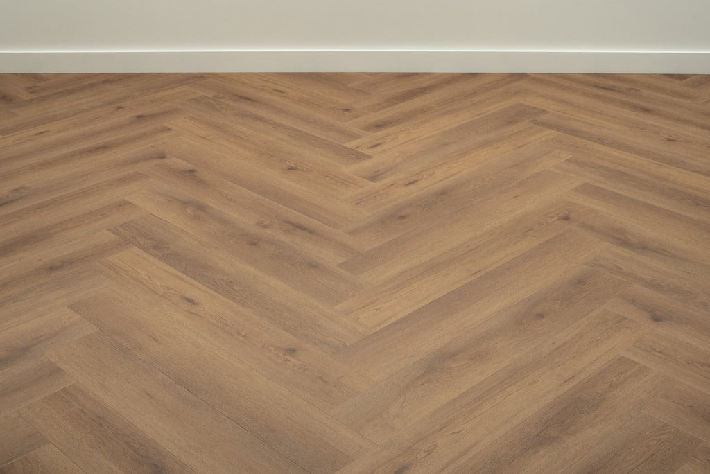 Floer Walvisgraat Click PVC – Narwal Nootbruin