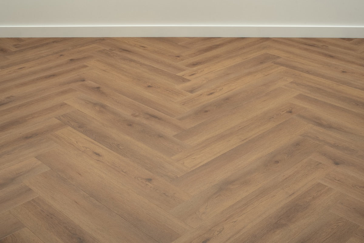 Floer Walvisgraat Click PVC – Narwal Nootbruin