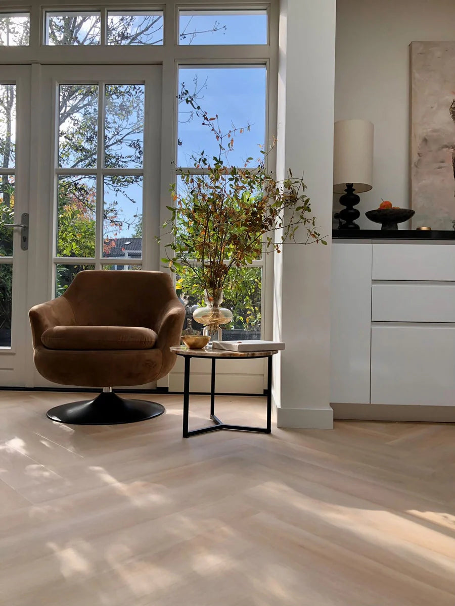 Floer Walvisgraat PVC – Balein Beige