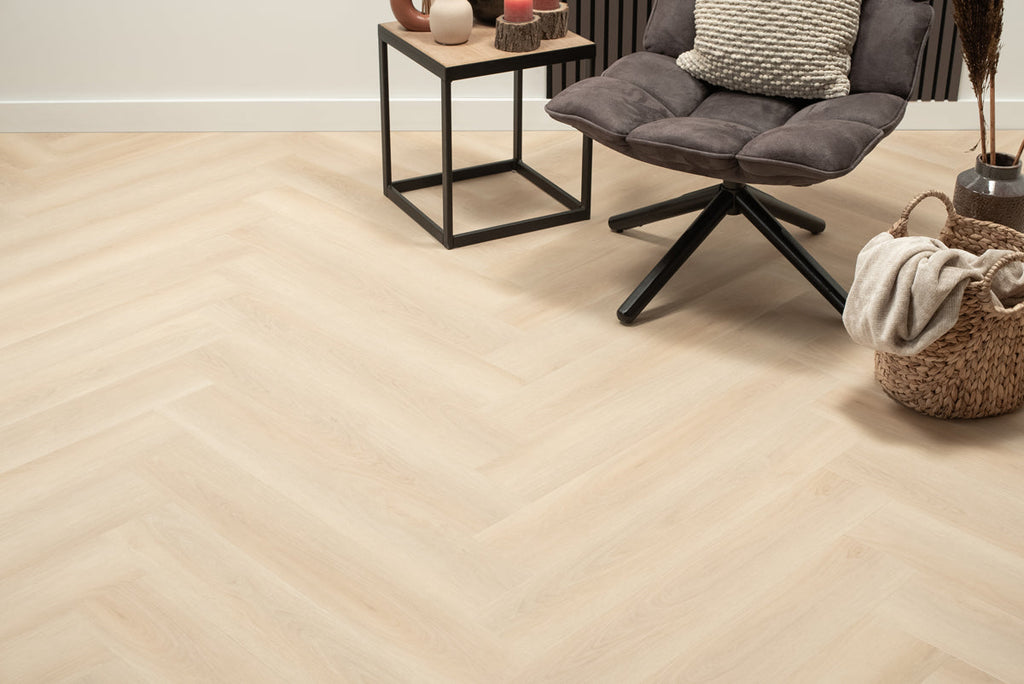 Floer Walvisgraat PVC – Balein Beige