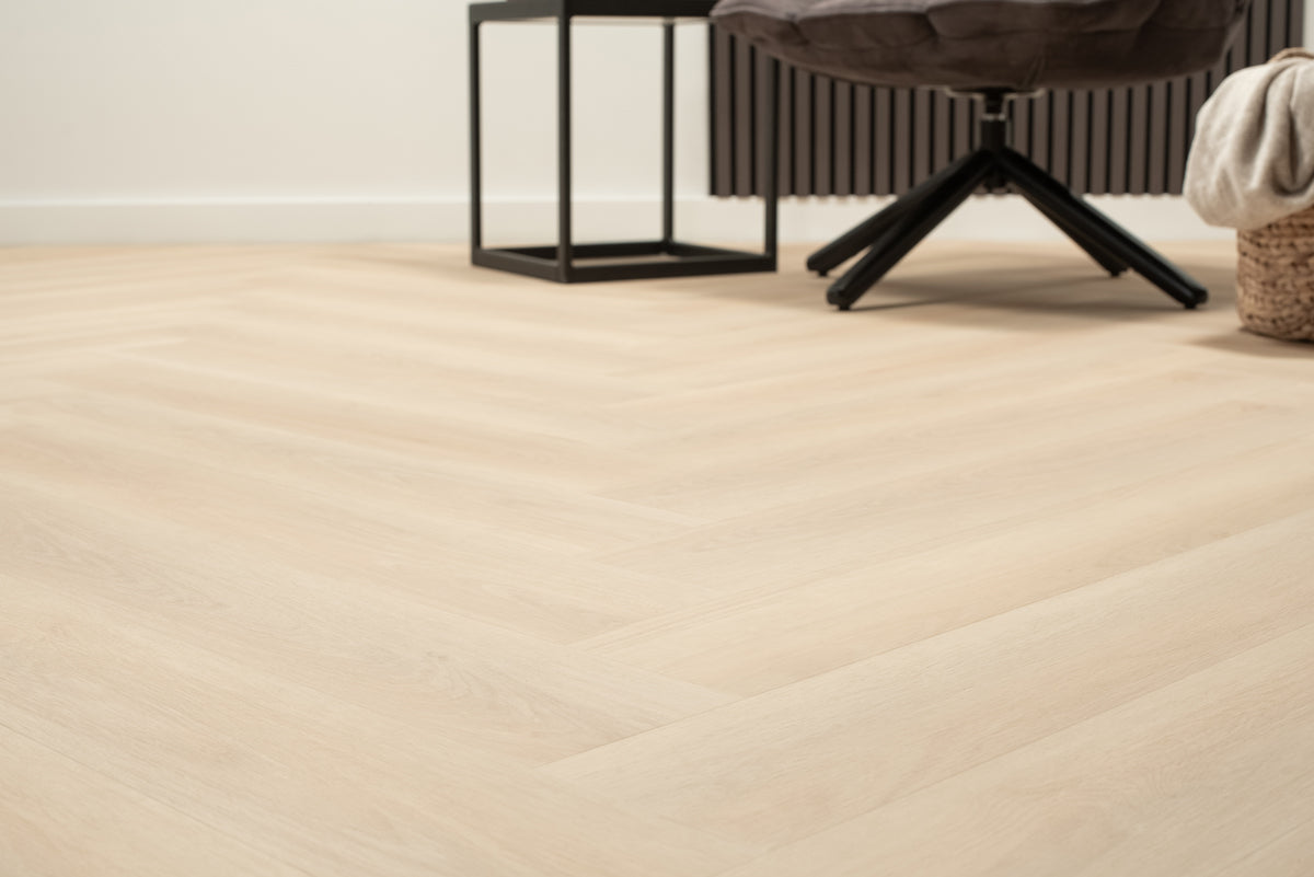 Floer Walvisgraat PVC – Balein Beige