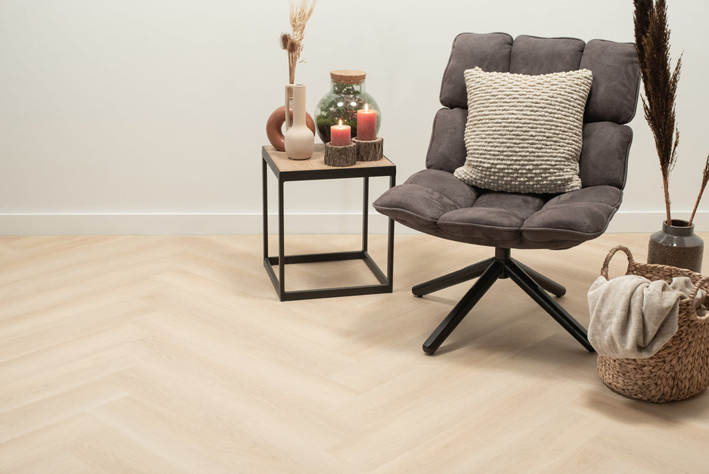 Floer Walvisgraat PVC – Balein Beige