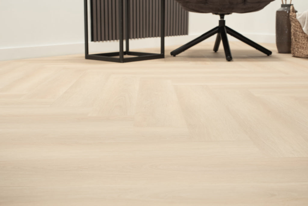 Floer Walvisgraat PVC – Balein Beige