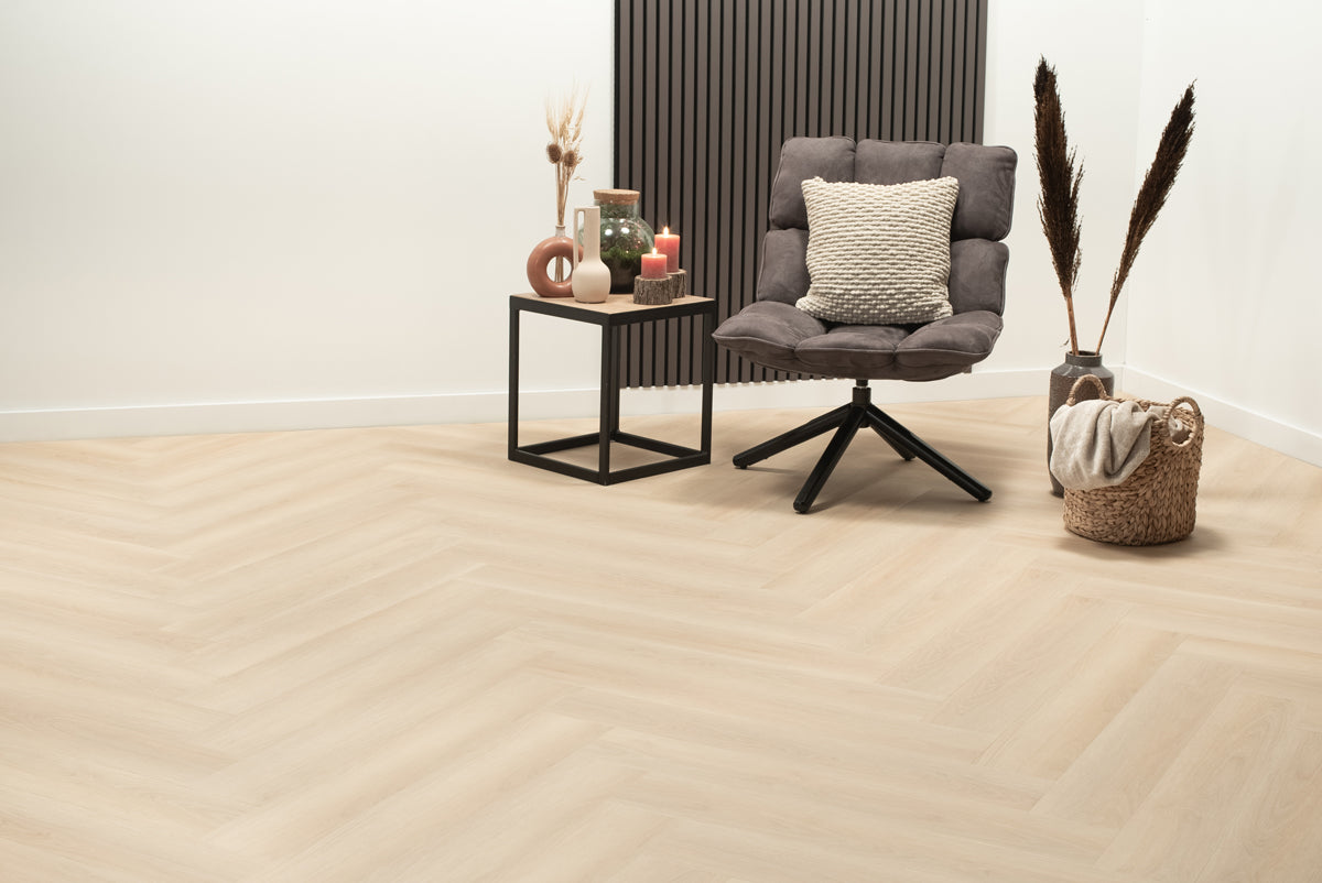 Floer Walvisgraat PVC – Balein Beige