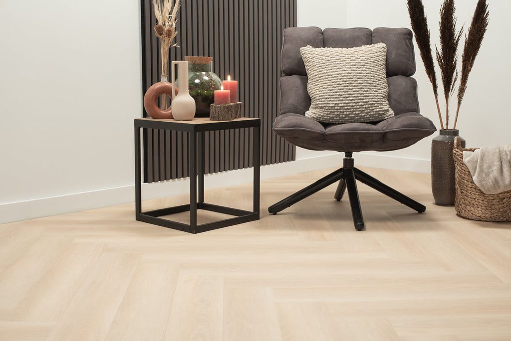 Floer Walvisgraat PVC – Balein Beige