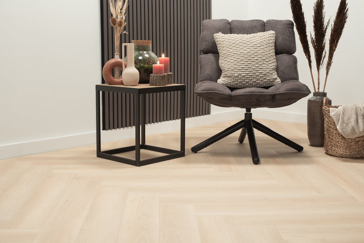 Floer Walvisgraat PVC – Balein Beige