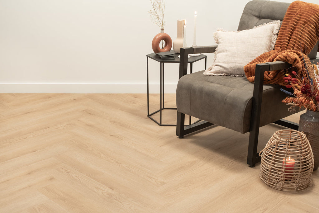 Floer Walvisgraat PVC – Bryde Bruin