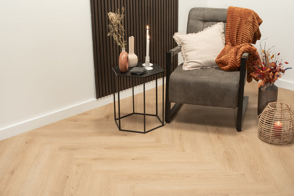 Floer Walvisgraat PVC – Bryde Bruin