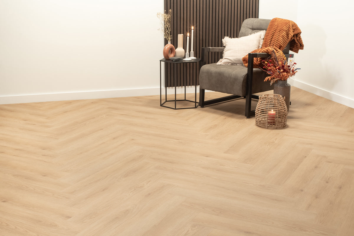Floer Walvisgraat PVC – Bryde Bruin
